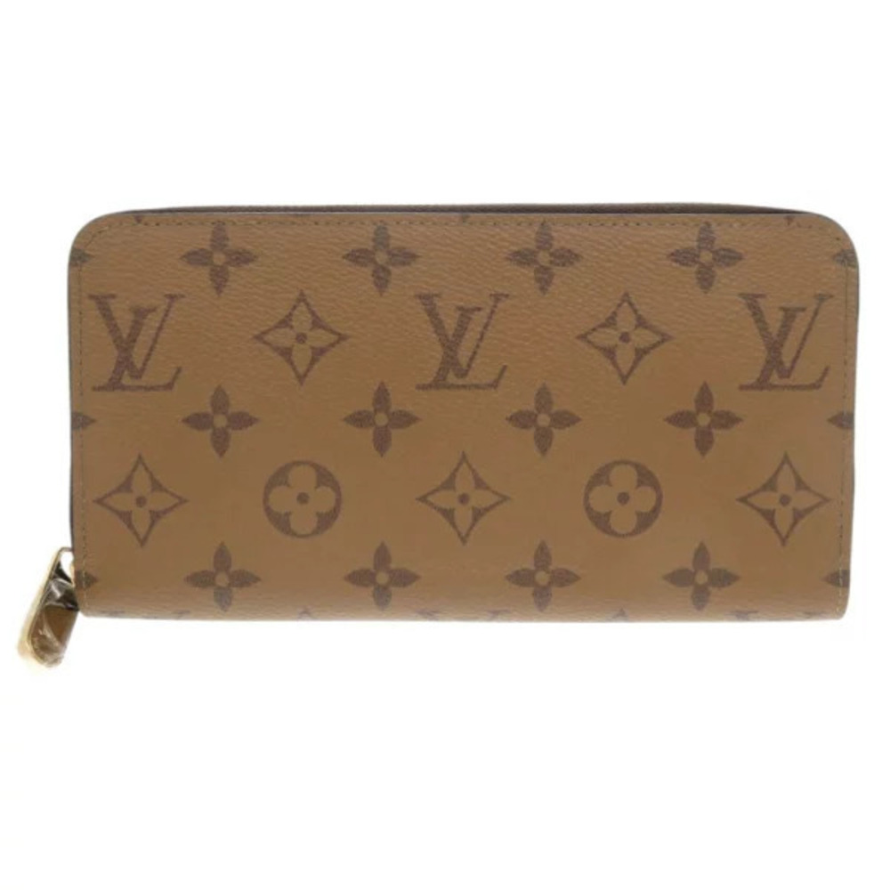 Louis Vuitton Zippy Wallet Monogram Reverse Brown Round Zipper Long LV